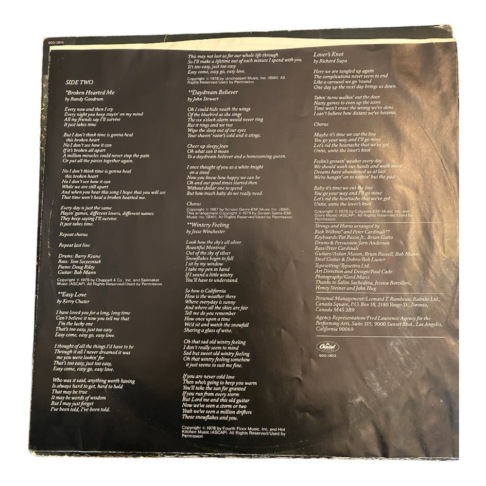 Anne Murray I Will Always Love You Album 1978 Vintage condition - Picture 6 of 6